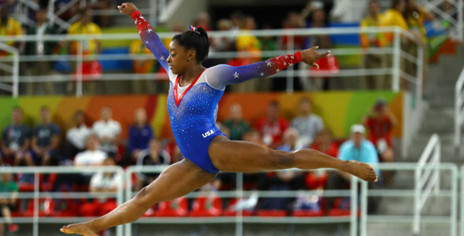 Simone Biles fue la reina de la gimnasia en los Juegos de Río. Reuters.