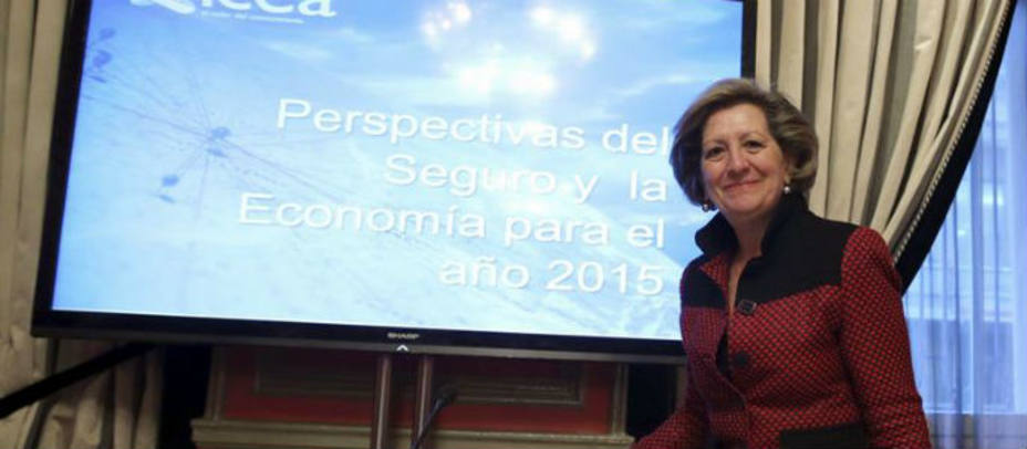 Pilar González de Frutos, presidenta de UNESPA. EFE