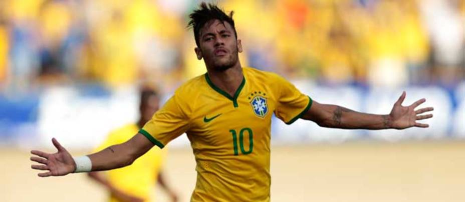 Neymar fue el mejor de Brasil. REUTERS