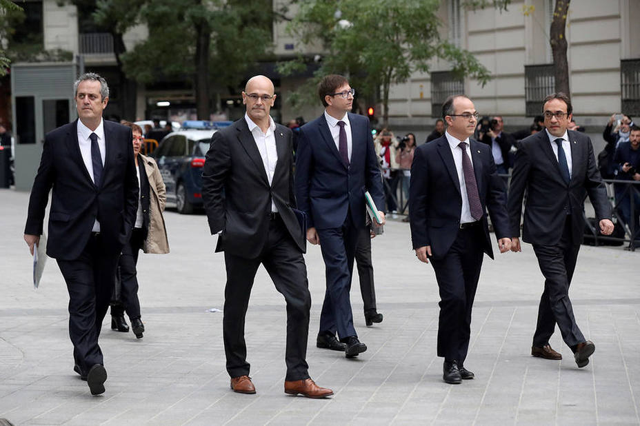 Los exconsellers catalanes declaran ante la Audiencia Nacional