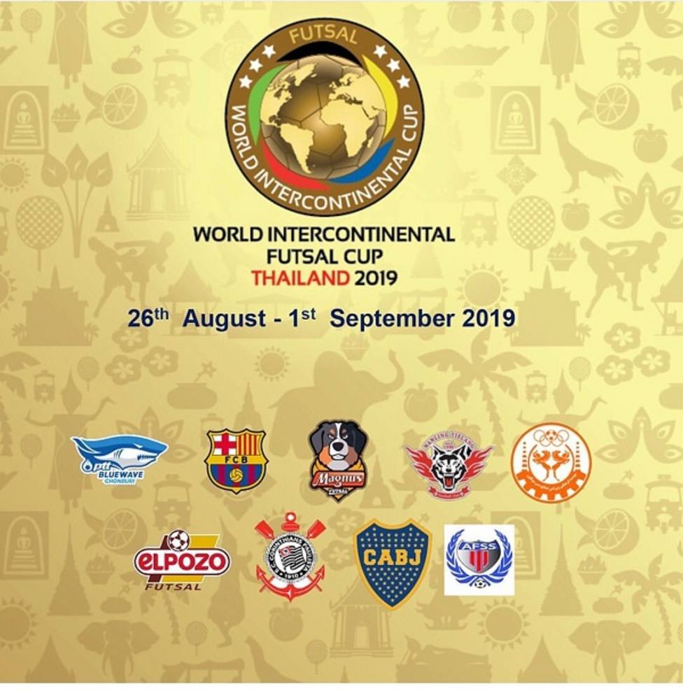 ElPozo Murcia FS disputará la World Intercontinental Futsal Cup en Bangkok
