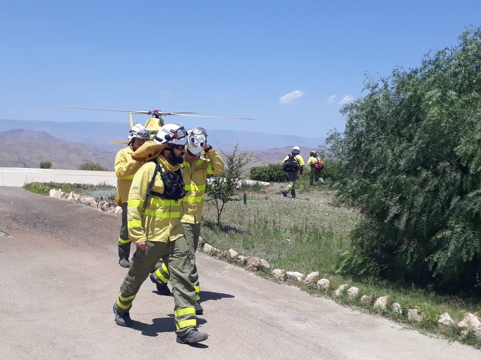 Desciende a nivel 1 el Plan de Emergencias por Incendios Forestales activado en Terque (Almería)