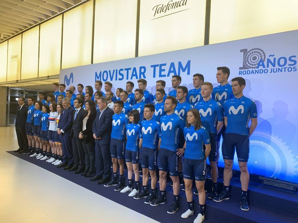 El Movistar Team presenta sus equipos para 2020 con ilusión y objetivos sin límite