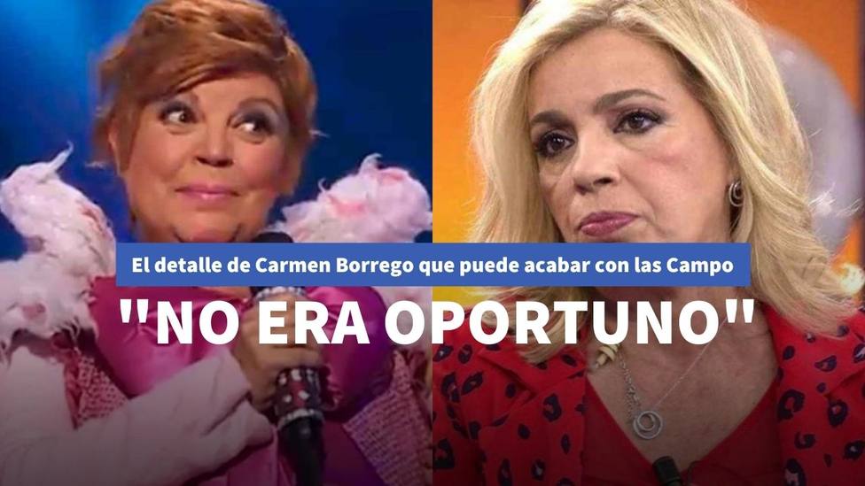 El detalle de Carmen Borrego en ‘Viva la vida’ con Terelu que puede romper definitivamente con las Campos
