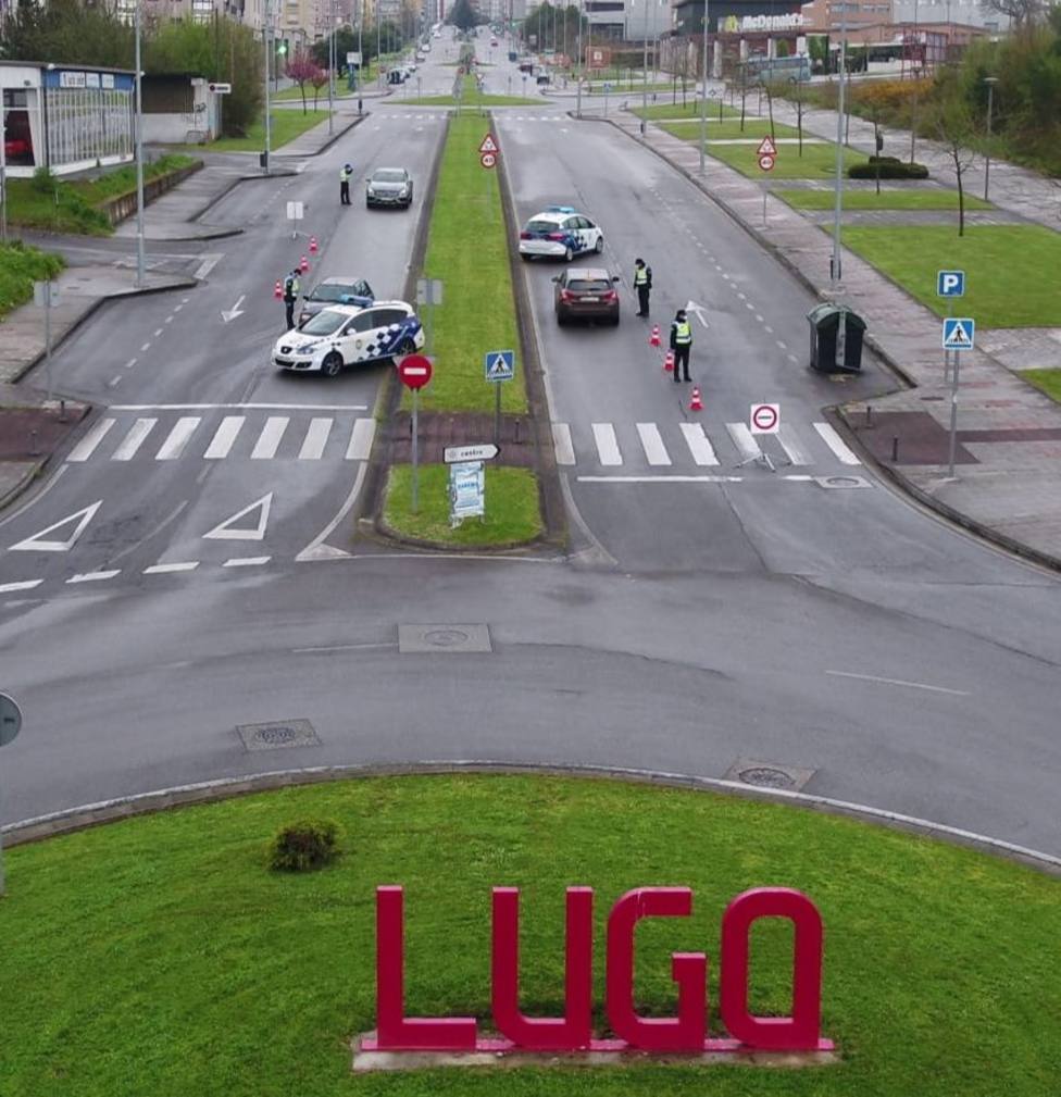 Denunciadas cuatro personas por saltarse el toque de queda o el cierre perimetral de Lugo