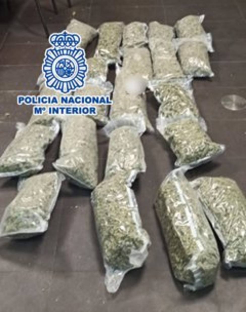 Alicante.- Sucesos.- Cae un grupo criminal dedicado al trÃ¡fico de drogas que iba a enviar 25 kg de marihuana a Holanda