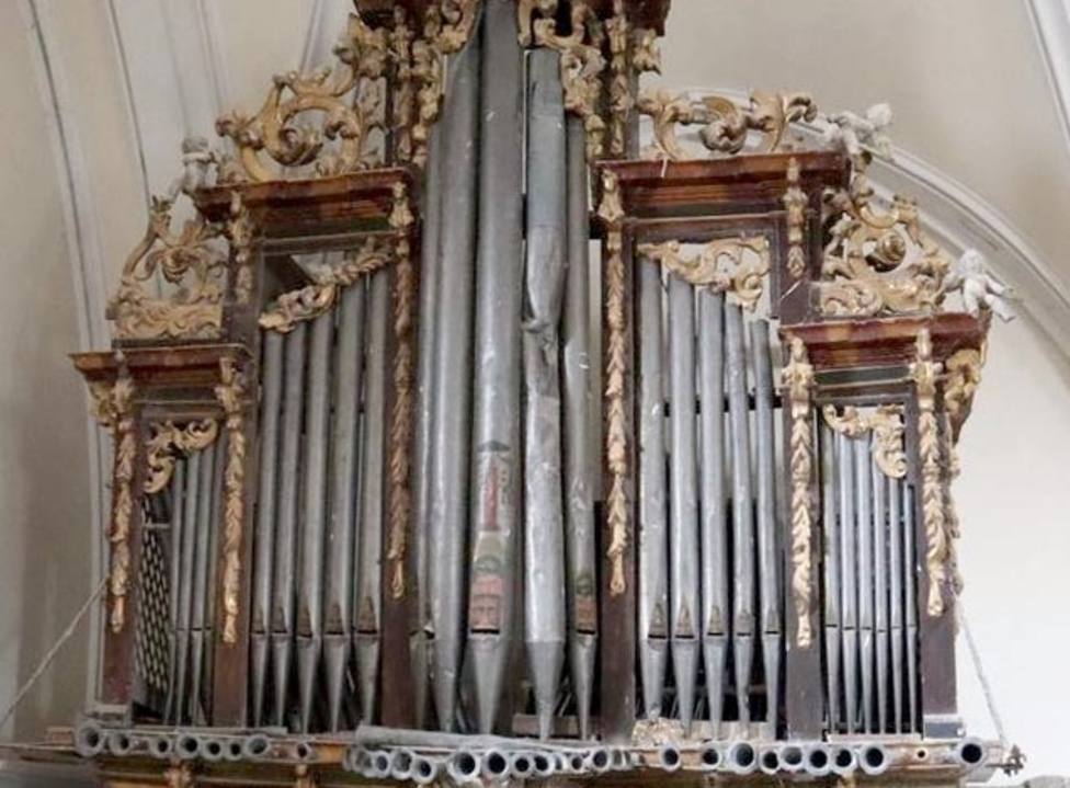 Órgano barroco de Fuentesaúco de Fuentidueña (Segovia)