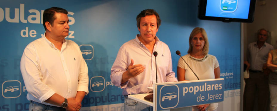 Carlos Floriano durante un acto electoral del PP. PP
