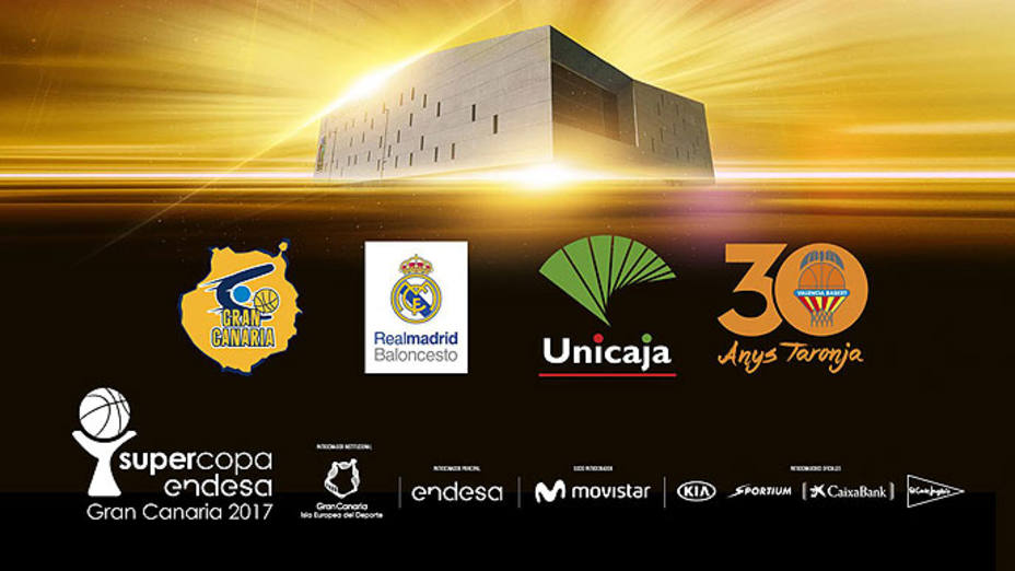 Herbalife, Real Madrid, Unicaja y Valencia disputarán la Supercopa Endesa 2017