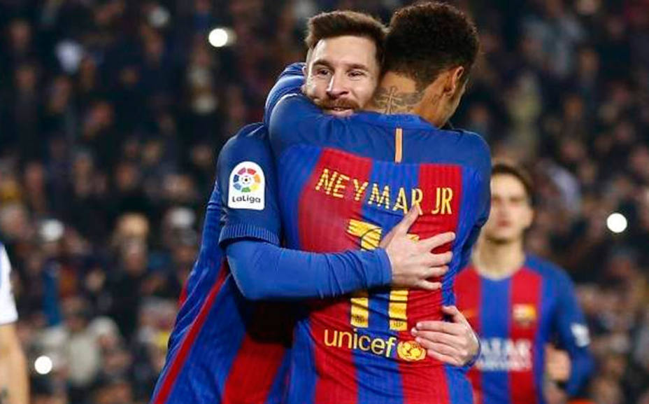 Messi y Neymar, en una imagen de archivo. REUTERS