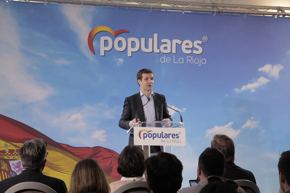 Casado reclama a los españoles que no experimenten con el voto para lograr una España cohesionada
