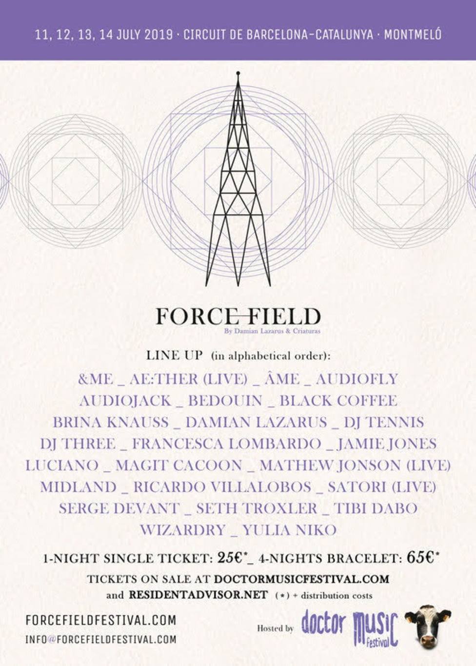 El Doctor Music Festival acogerá la propuesta electrónica de Damian Lazarus Force Field