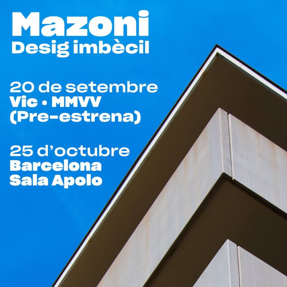 Mazoni publicará el nuevo disco Desig Imbècil en octubre