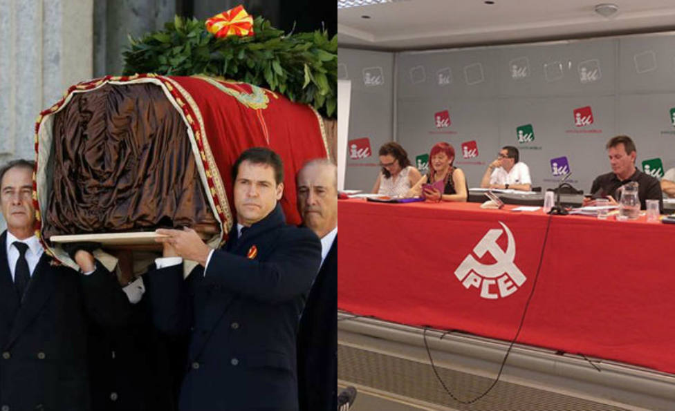 La acusación del Partido Comunista a La Sexta por proponer un montaje brindando por la exhumación de Franco