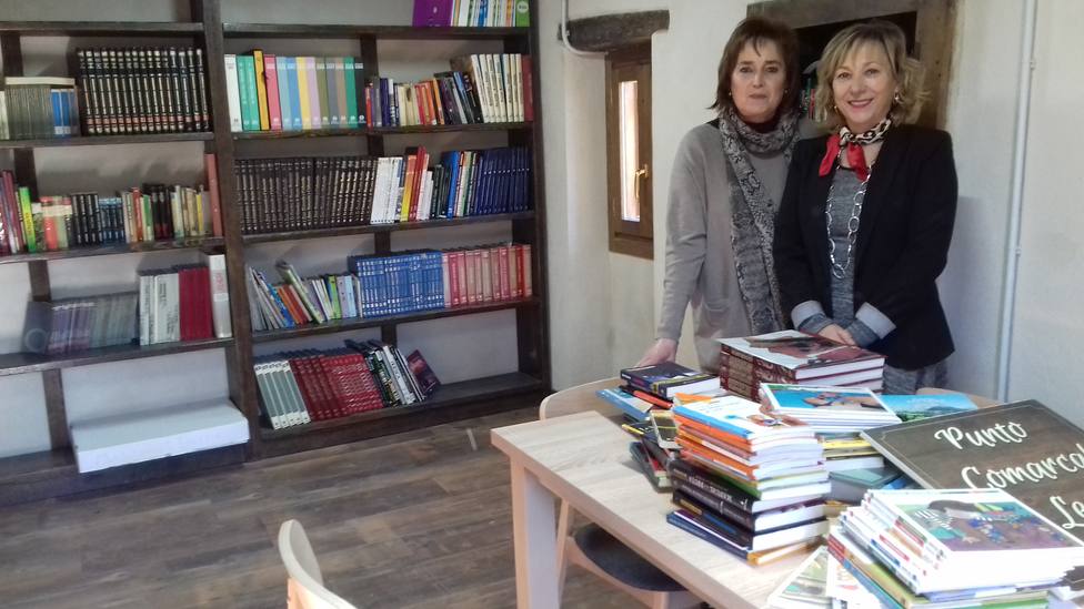 Entrega de libros en Barbenuta