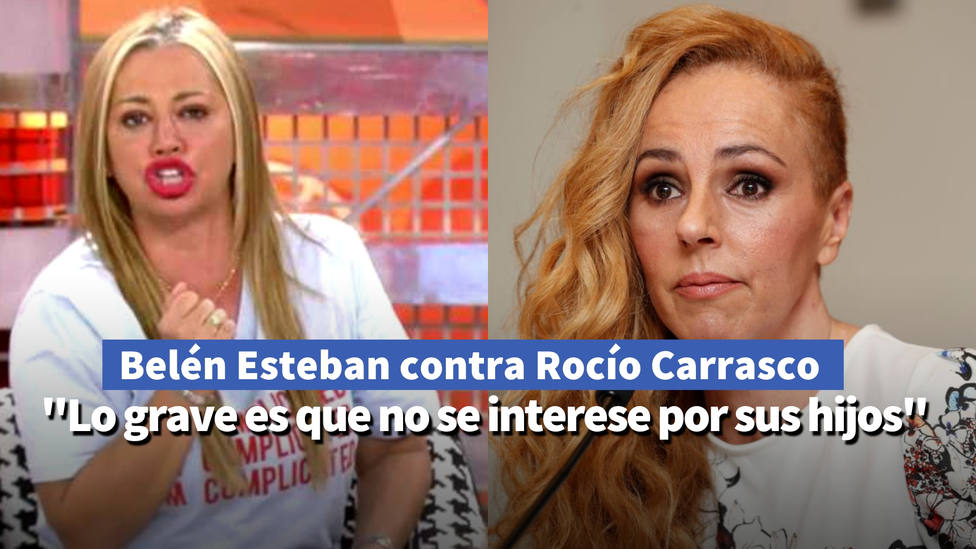 Belén Estaban le canta las cuarenta a Rocío Carrasco: Lo grave es que no se interese por sus hijos