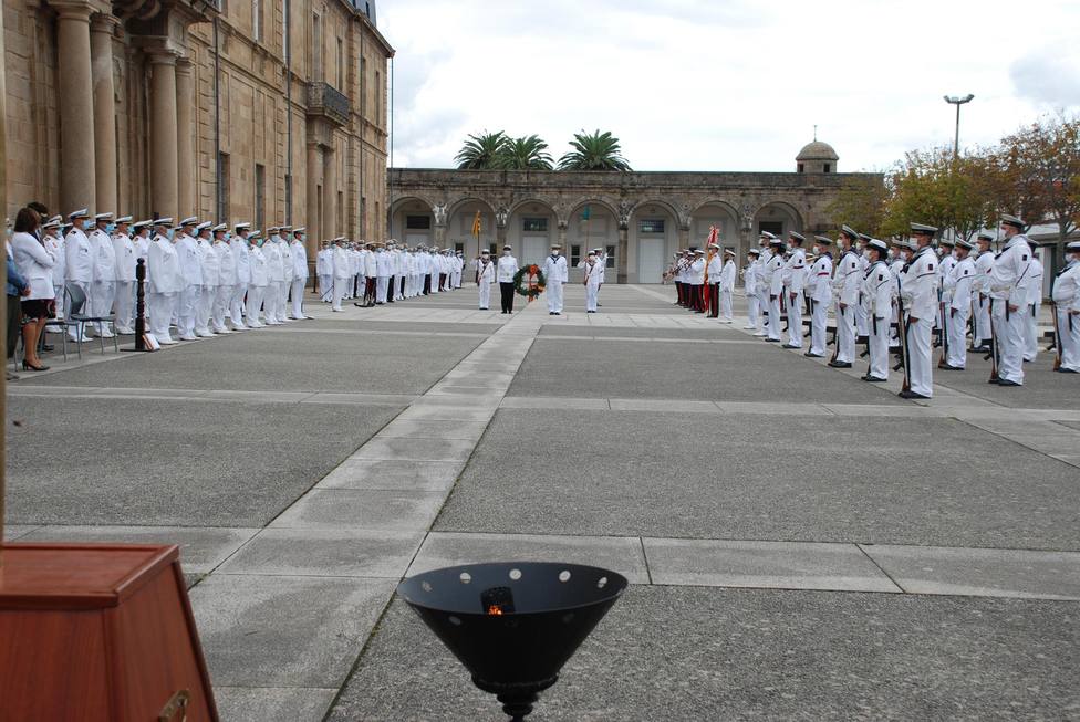 Acto de homenaje en el Arsenal Militar de Ferrol. FOTO: Armada