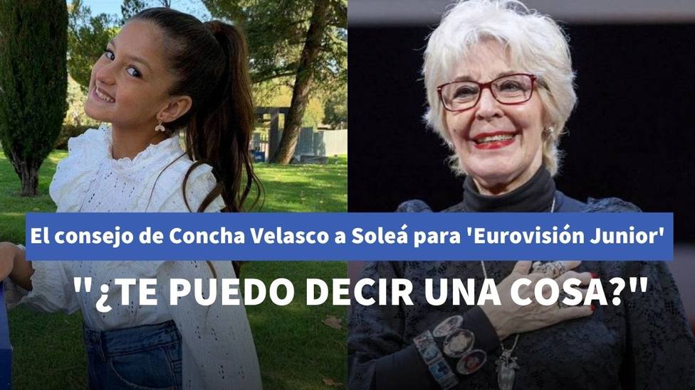 El consejo profesional de Concha Velasco a Soleá, la representante española de Eurovisión Junior