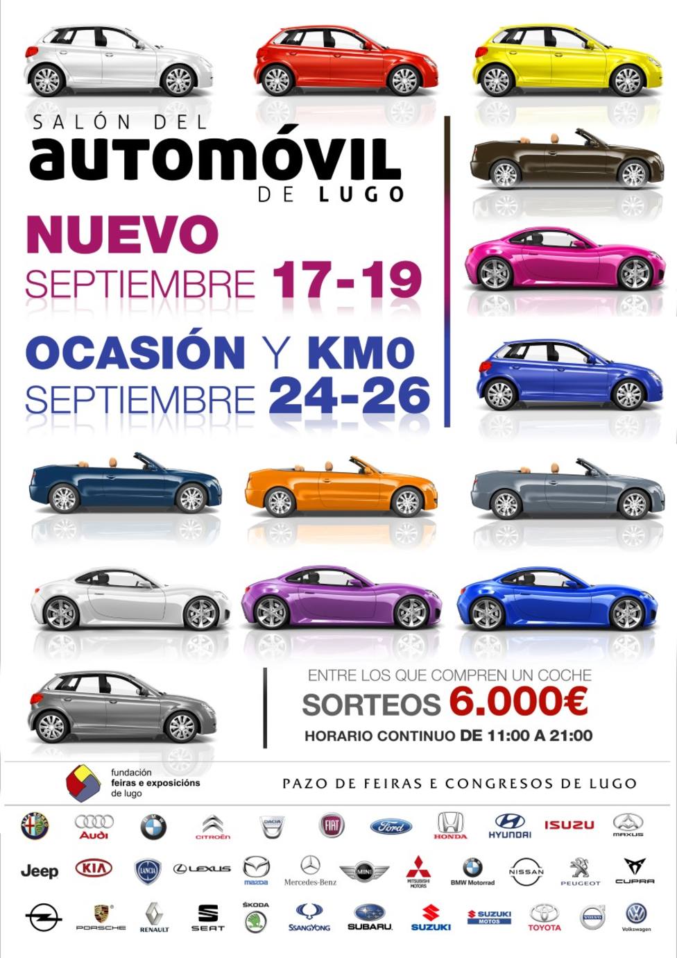 Cartel del Salón del Automóvil de Lugo