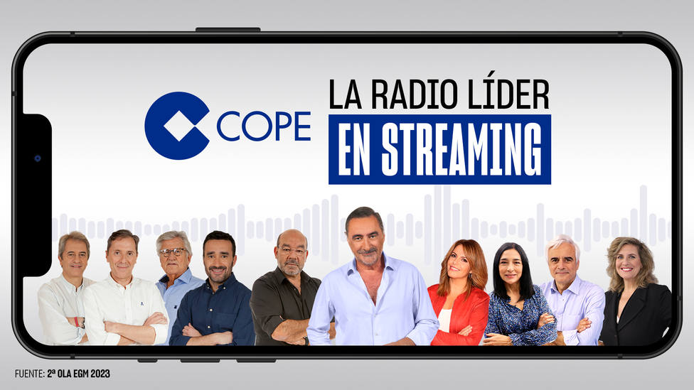 COPE, la radio generalista líder en escucha por streaming