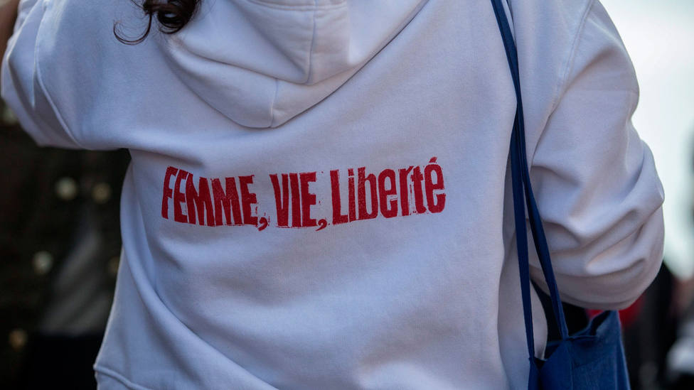 Lema en una manifestación en Toulouse contra la opresión de las mujeres musulmanas. CORDONPRESS