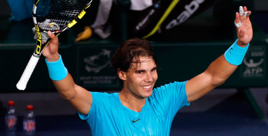 Rafa Nadal celebra su clasificación (Reuters)