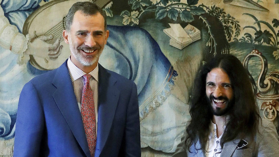 El Rey Felipe VI y Baltasar Picornell i Lladó, Presidente del Parlmento las Illes Balears