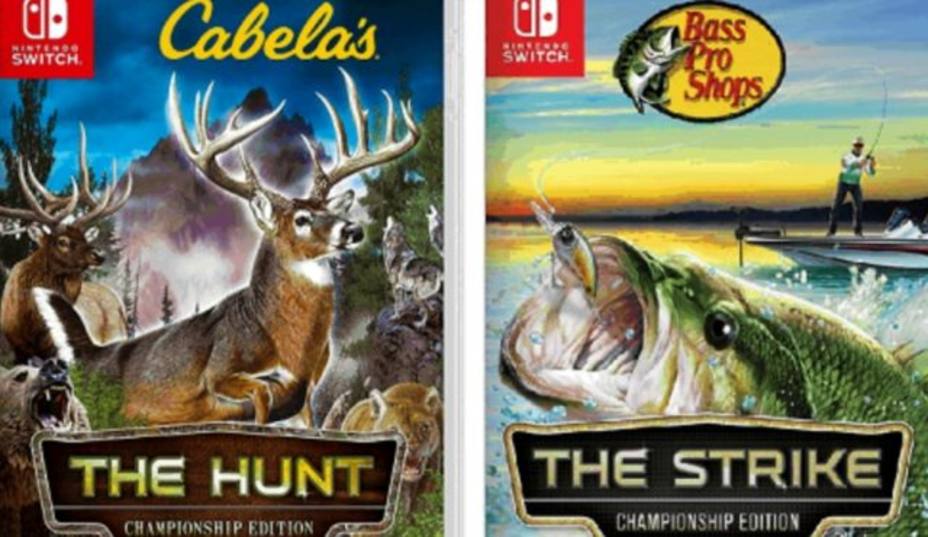 Ya a la venta Cabelas The Hunt y Bass Pro Shops The Strike para Nintendo Switch