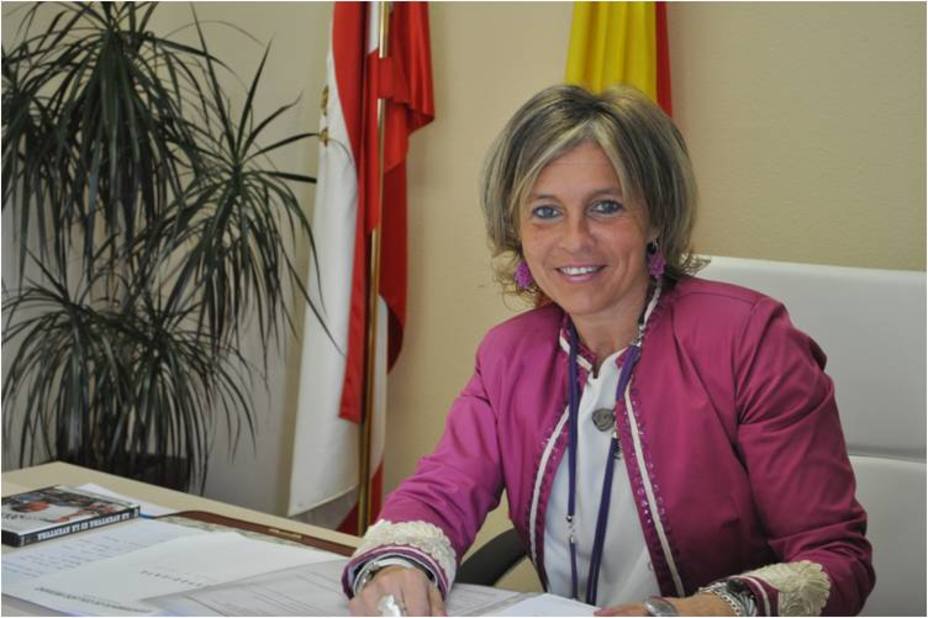 La alcaldesa de Collado Mediano, María Rubio