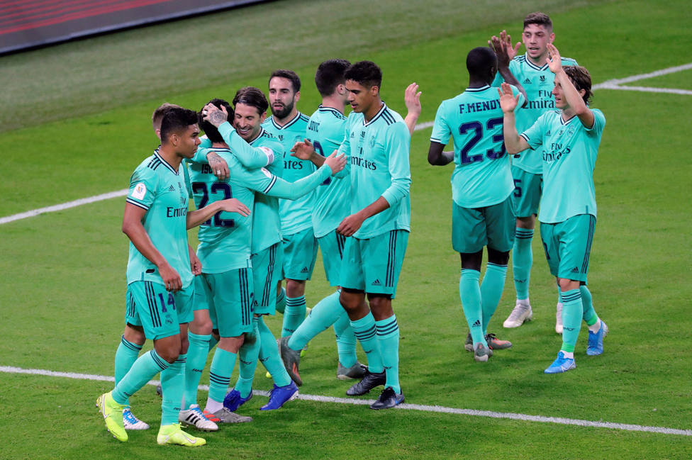 El Real Madrid, finalista de la Supercopa de España
