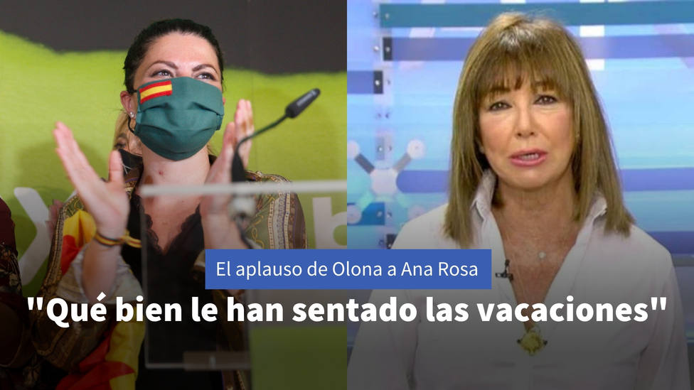 El aplauso de Macarena Olona a Ana Rosa por su ataque contra Sánchez e Iglesias