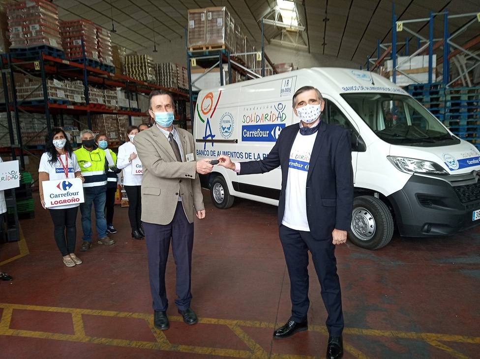 La Fundación Solidaridad Carrefour dona un vehículo isotermo al Banco de Alimentos de La Rioja