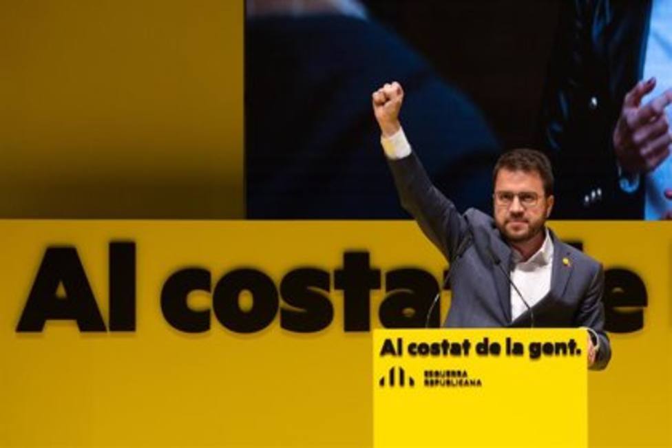 El candidato a la presidencia de la Generalidad de Cataluña, Pere Aragonés