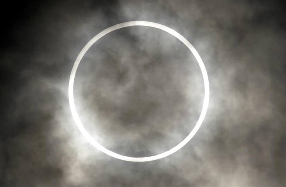 Imagen del eclipse anular de sol que tuvo lugar en mayo de 2012
