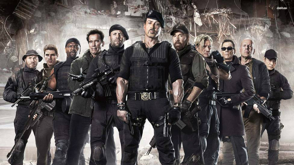 TRECE estrena este sábado “Los Mercenarios”, con Schwarzenegger, Bruce Willis, Stallone y Jason Statham