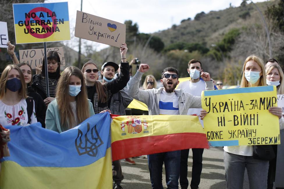 Ciudadanos ucranianos que viven en España