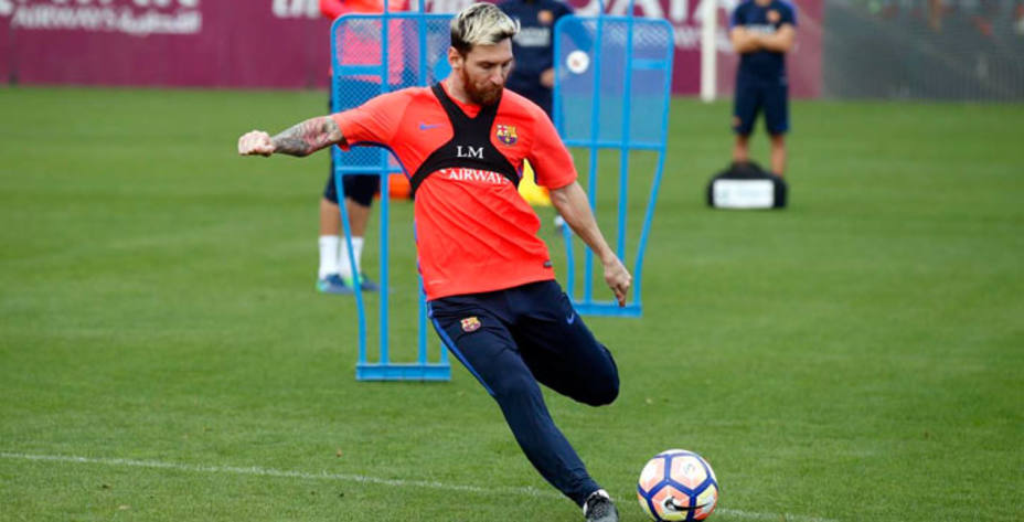 Leo Messi regresa a la lista tras superar su lesión en el adductor. Foto: FCB.