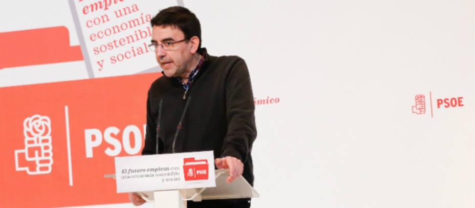 Mario Jiménez, portavoz de la Comisión Gestora del PSOE. PSOE