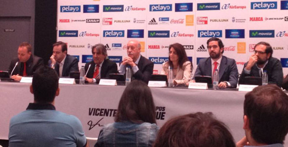 Del Bosque comentó ante los medios la prelista del Mundial.
