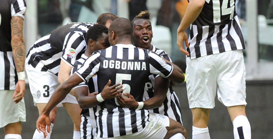Asamoah celebra el gol ante la Fiorentina (Reuters)