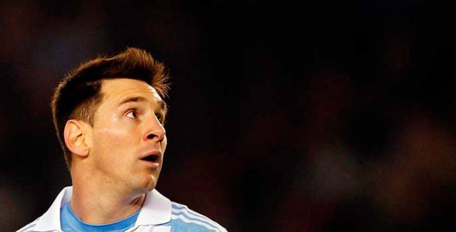 Lionel Messi, con la selección argentina (Reuters)