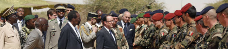 Hollande y Traore en Mali. REUTERS
