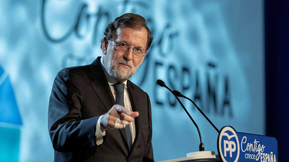 Mariano Rajoy en la clausura de la Convención Nacional del PP en Sevilla. EFE