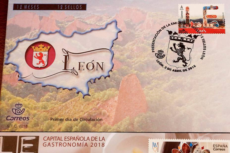 Sello de Correos dedicado a León