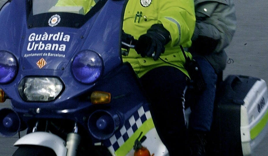 Una moto de la Guardia Urbana de Barcelona. EFE
