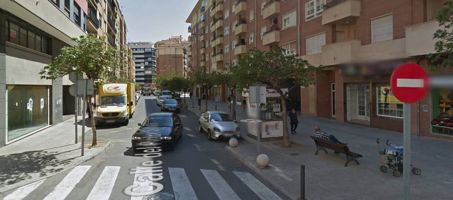 La agresión se produjo en la calle Pintor Sorolla de Castellón de la Plana