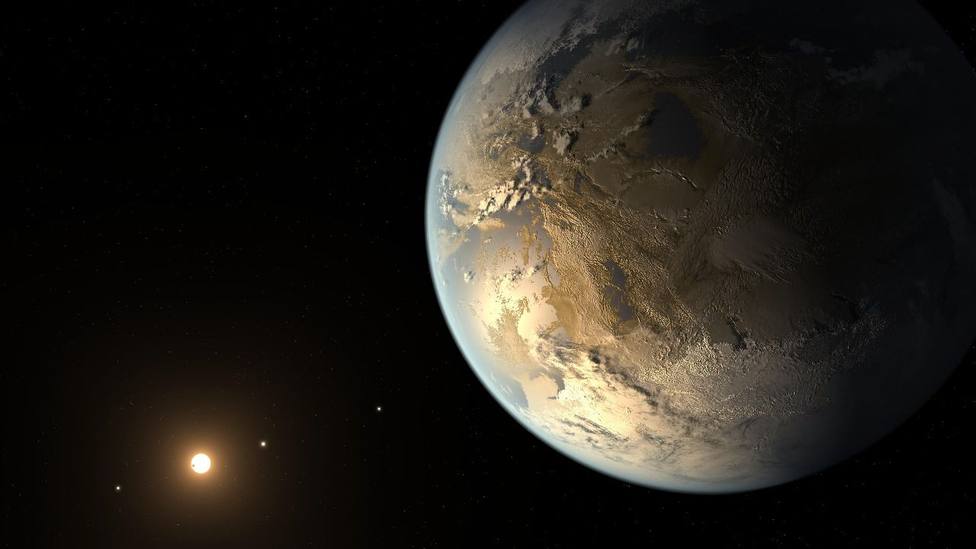Detectan vapor de agua en la atmósfera de un exoplaneta habitable