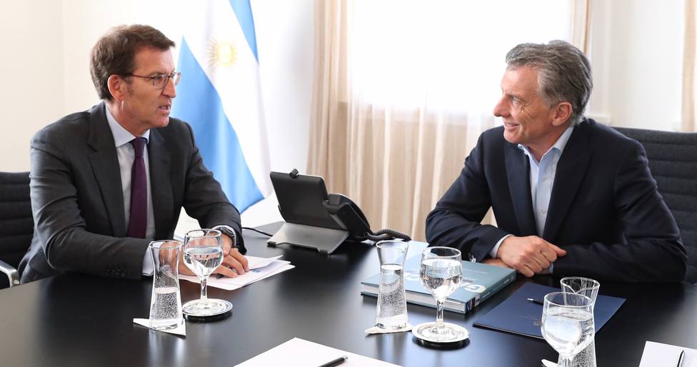 Feijóo se reúne con Mauricio Macri en Buenos Aires