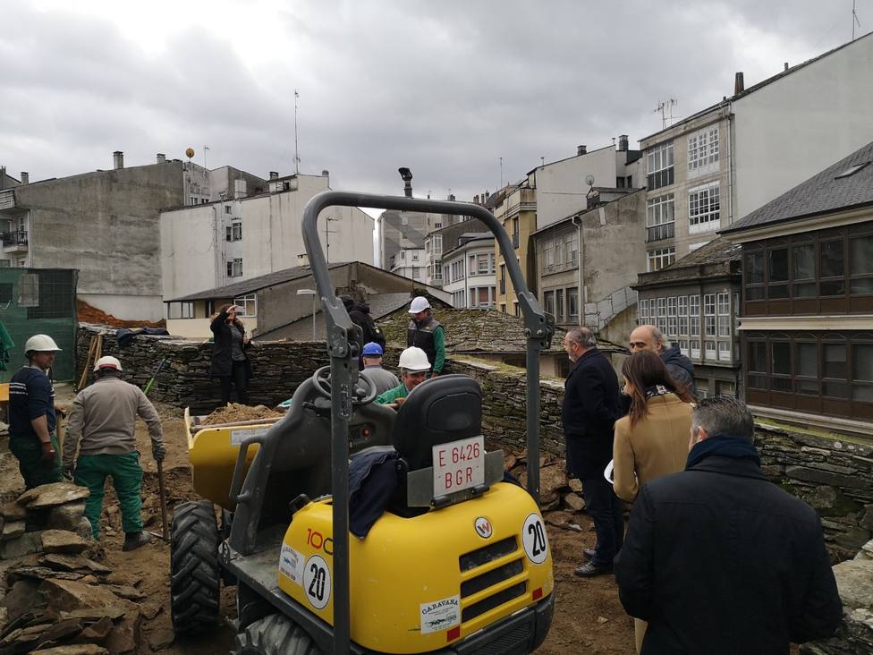 La Xunta inicia las obras de restauración del cubo XXXI de la Muralla de Lugo