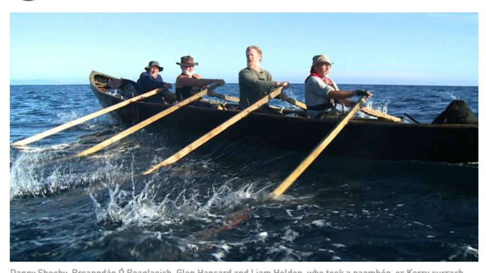 La increíble travesía de cuatro irlandeses que vinieron hasta Galicia en un bote de remos